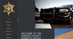 Desktop Screenshot of dawsoncountysheriff.org