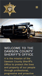 Mobile Screenshot of dawsoncountysheriff.org